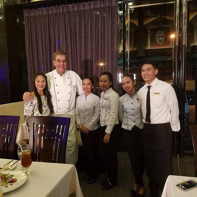 Happy guests